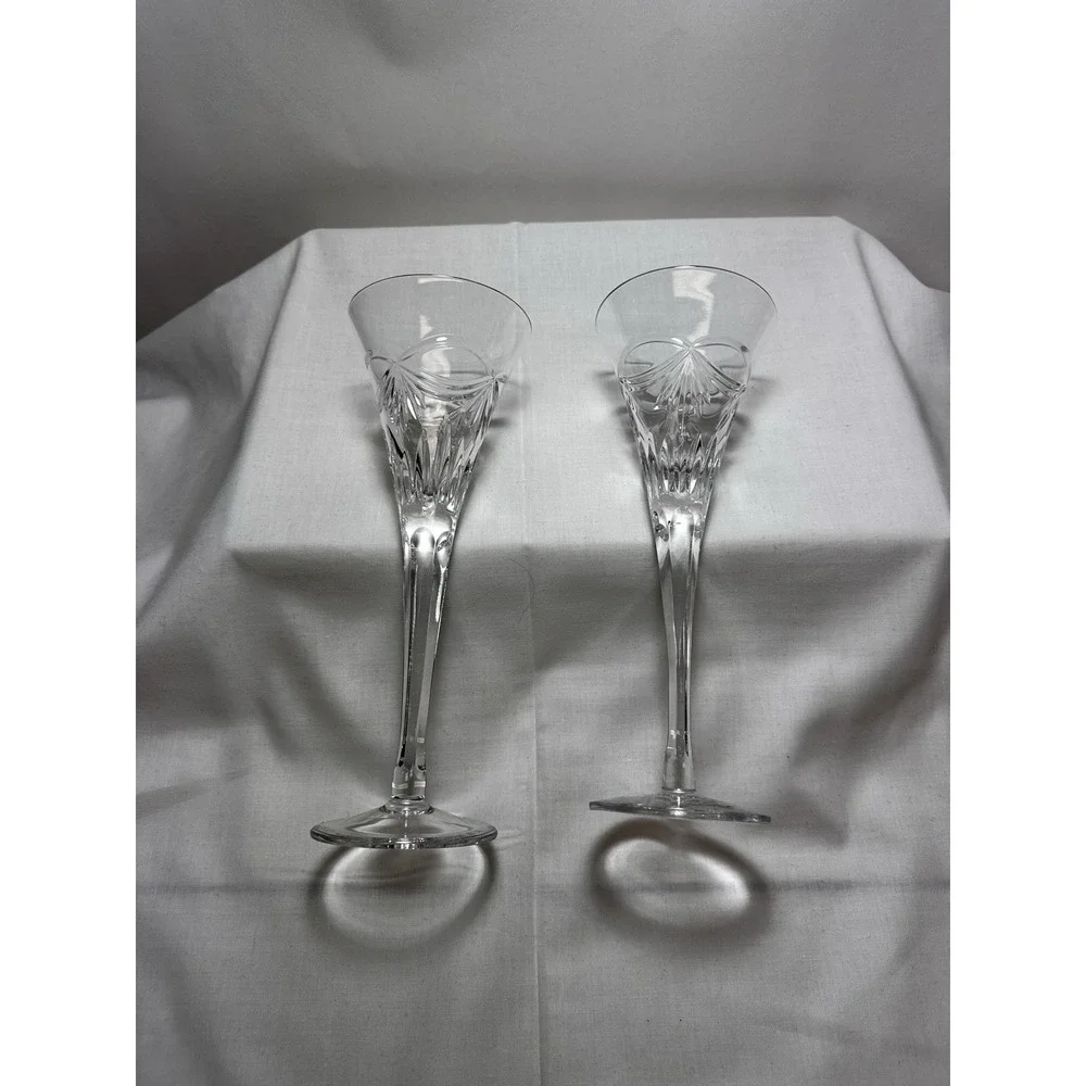Noble Excellence 24% Lead Crystal Duchess‎ Champagne Flute 9 1/4